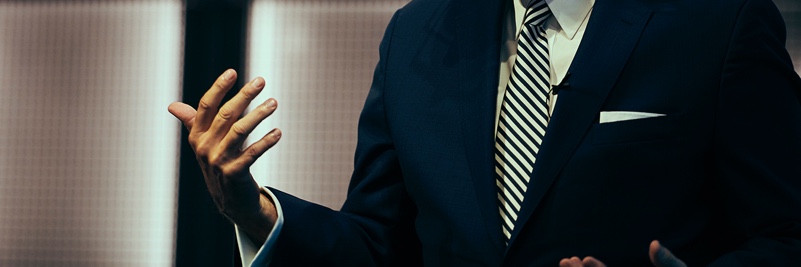 Man wearing a suit